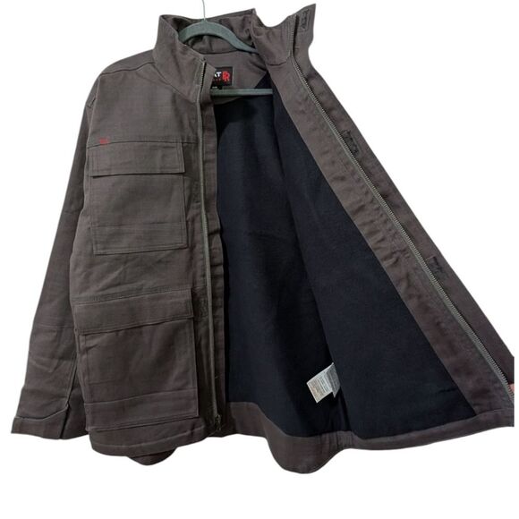 ARIAT Men's CAT 4 FR Canvas Stretch Jacket -Grey NWOT - Picture 4 of 16